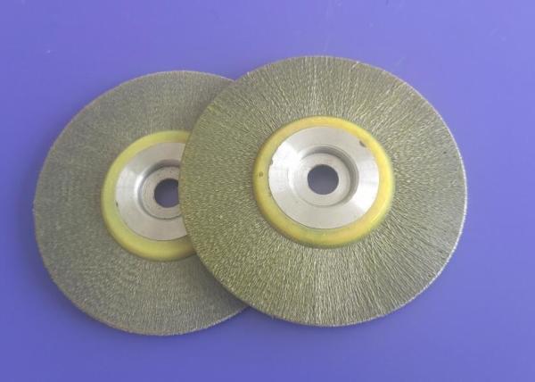 150mm OD 6mm Width Encapsulated Wire Wheel Brush for Rubber Flash Removal