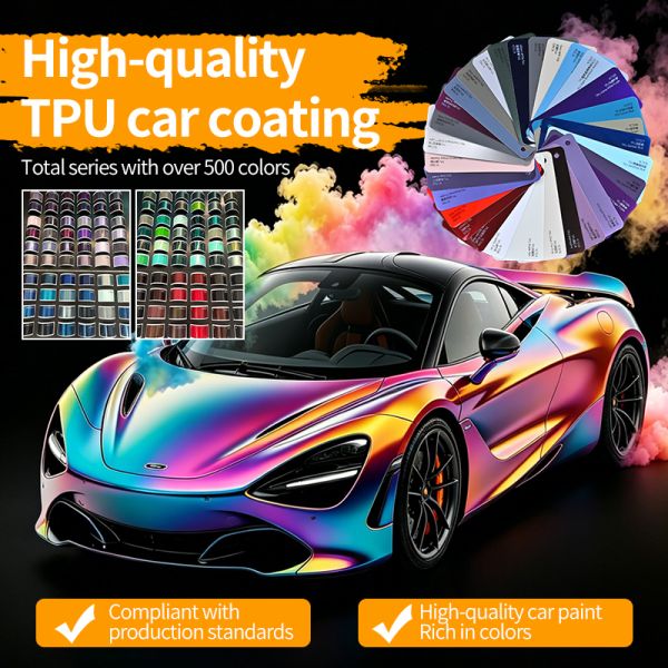 Color TPU Paint Protection Film Scratch Masking Repositionable PPF with Batch Color Consistency Long-Term Removability