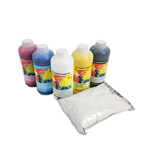 White Color Heat Transfer DTF Sublimation Powder For Cotton T Shirt Printing