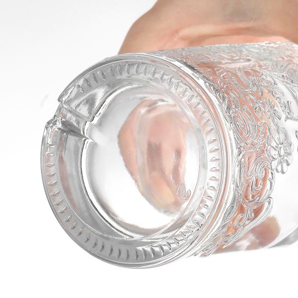 Body Material Glass and Customized Printing for 500ml Glass Bottle of Whisky