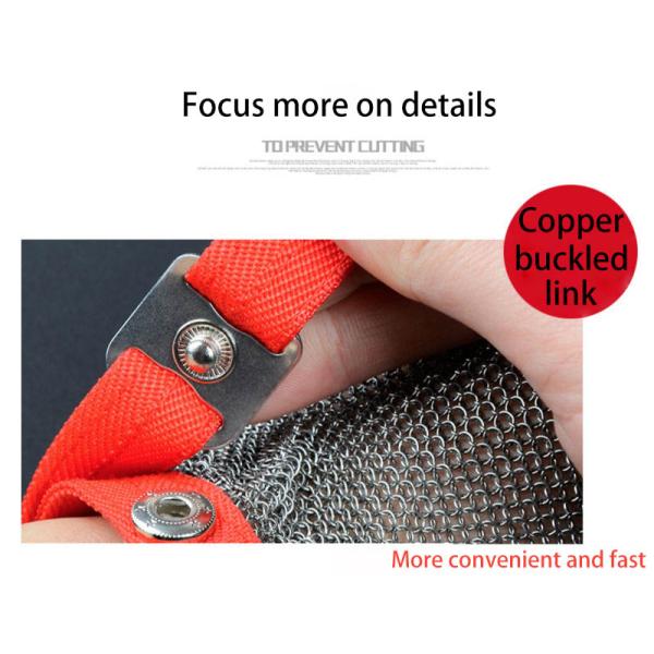 Cut Resistant Stainless Steel Safety Glove For Meat Food Processing