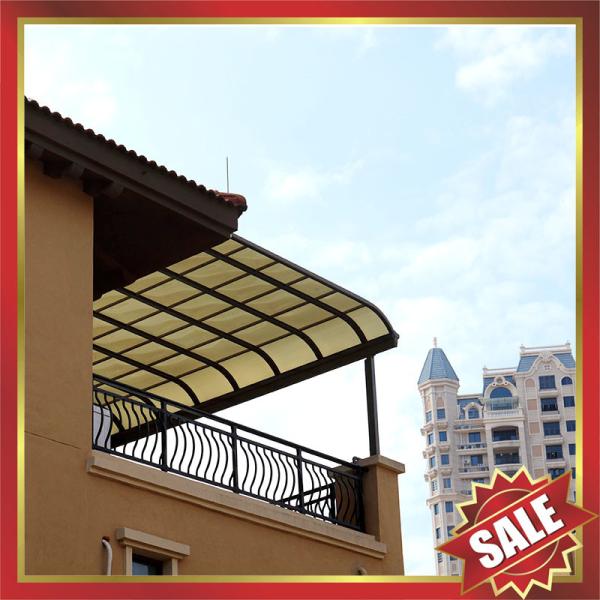 anti-uv polycarbonate aluminium alloy awning canopy for porch gazebo patio corridor-excellent wanterproofing sunshade