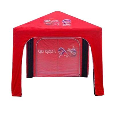 Custom Printed Outdoor Trade Show Tents 2X2 Water Resistance Red Color