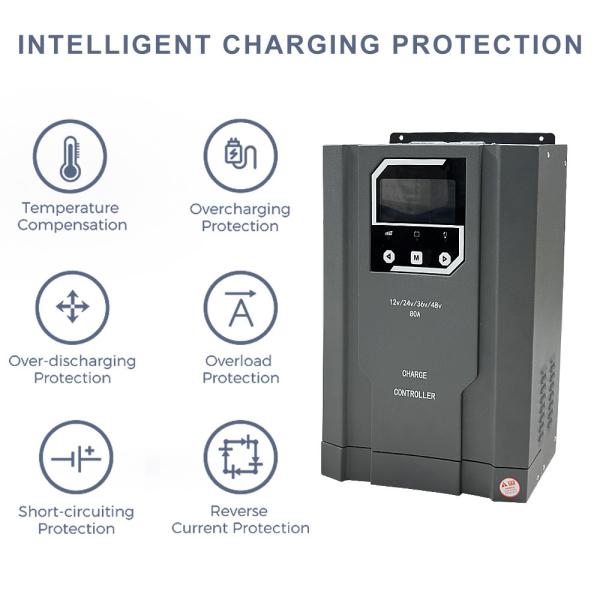 30A MPPT régulateur solaire 12V Auto écran LCD régulateur de charge de batterie solaire