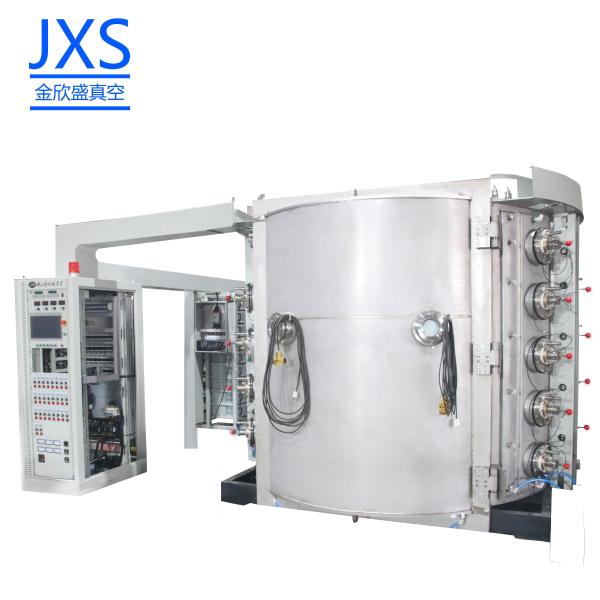 Stainless Steel Bucket Artwork PVD Vacuum Titanium Nitride Coating Machine For Golden Color