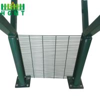 Personnalisé couleurs différentes Powdwr revêtement Heavy Duty Aéroport 358 panneau de clôture de sécurité