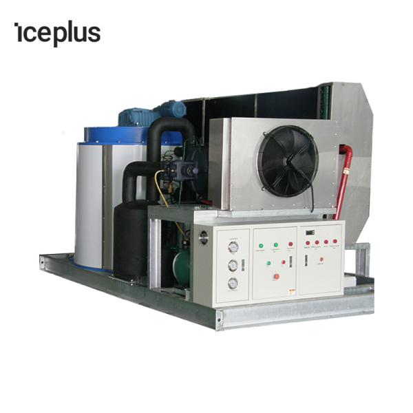 Sea Water Salt Water Flake Ice Machine  Air Cooling / Water Cooling System