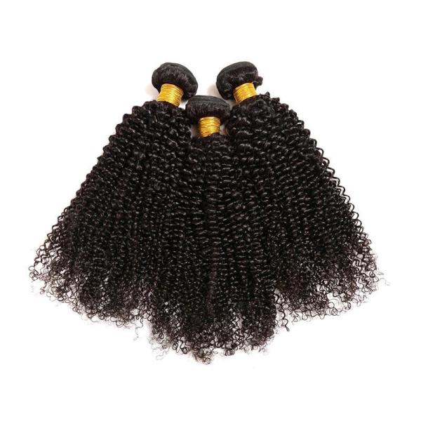 100% Curly Peruvian Virgin Hair Extensions / Black Women Kinky Curly Bundles