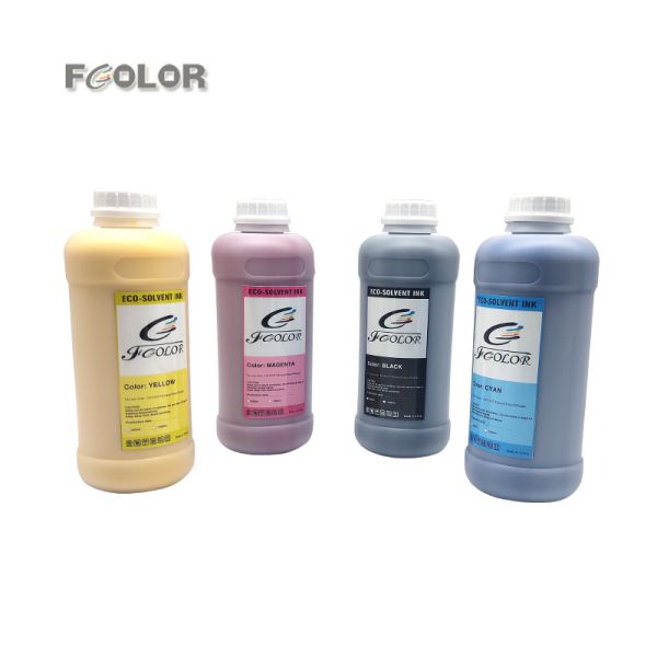 Fcolor Eco Solvent Ink for Epson I3200 DX5 DX4 DX7 Printhead Mutoh Roland Mimaki