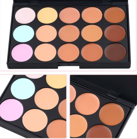 Cream Contour Kit 15 Colors Contour Cream Makeup Concealer Palette