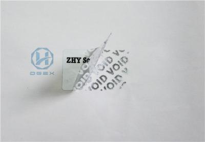 Rolo feito sob encomenda de Logo Security Label Void Sticker da etiqueta inalterável do selo