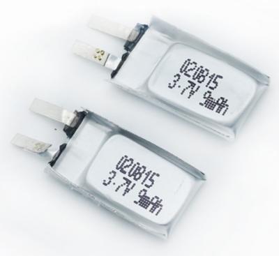 3.7V 9mAh Ultra Small Mini Lithium Ion Polymer Battery 020815