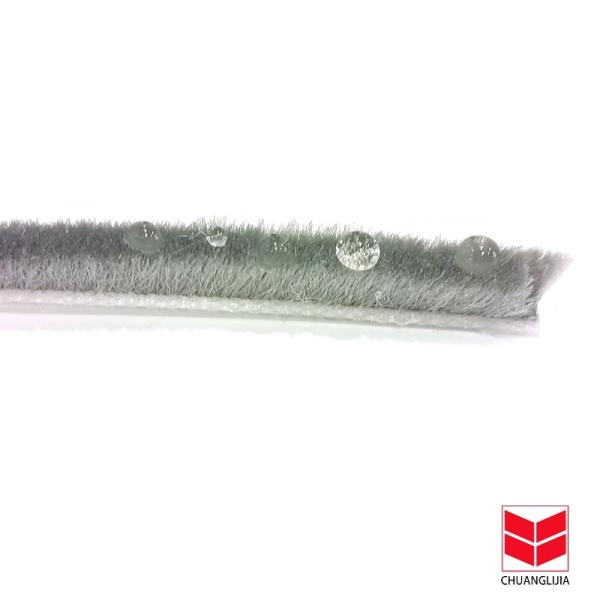 Waterproof Pile Weather Sealing Strips for Apartments Pile Height 3-25mm Width 3-50mm