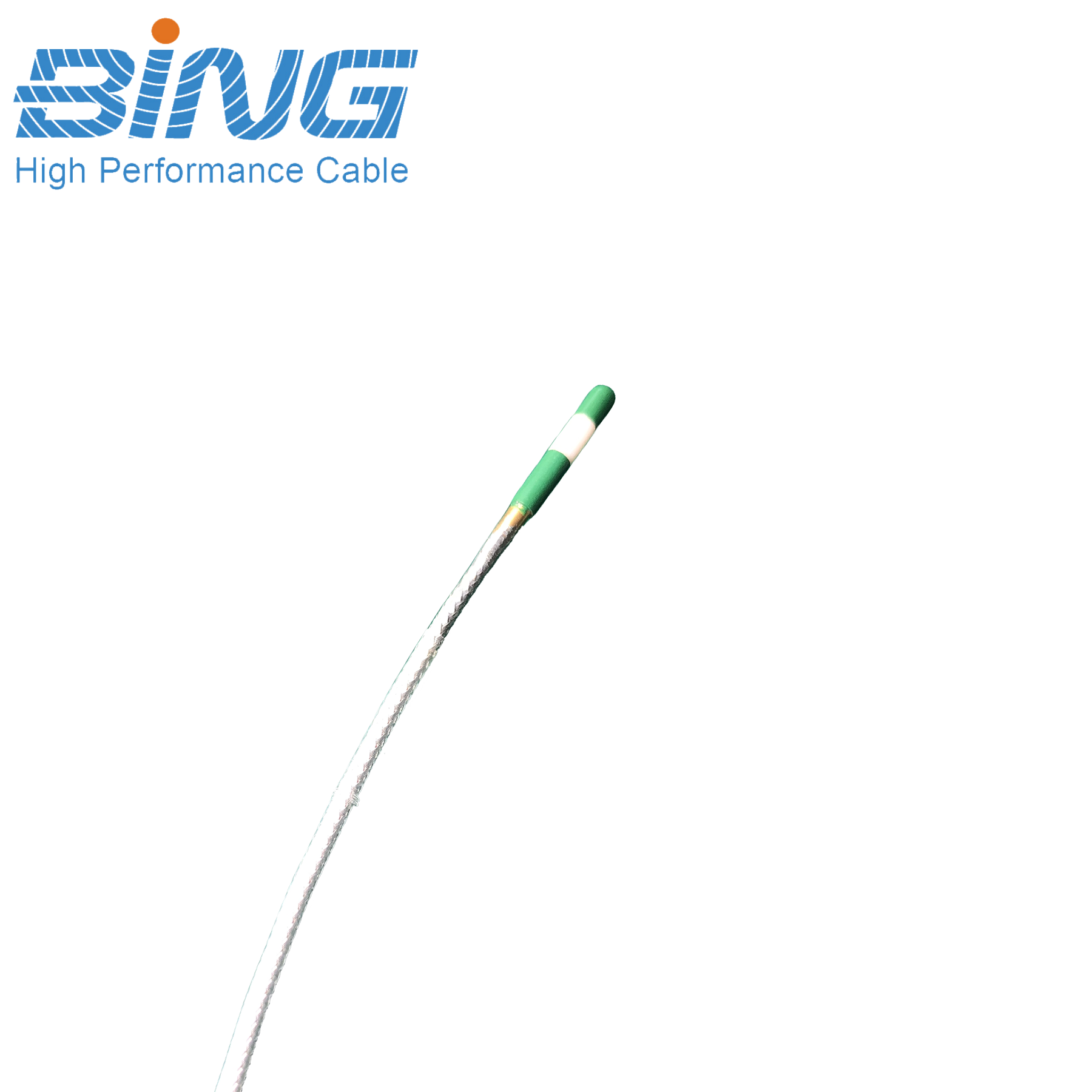 HRF0.75-WB 34 AGW Coax High Precision 50 Ohm PTFE Insulated Clear FEP Jacket for Medical Equipment