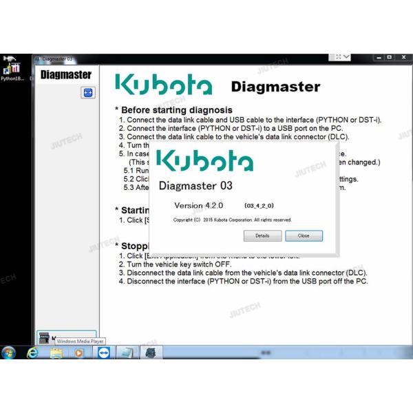 KUBOTA DIAGNOSTIC KIT для диагностики двигателя kubota kubota диагностический инструмент kubota diagmaster интерфейс kubota Python