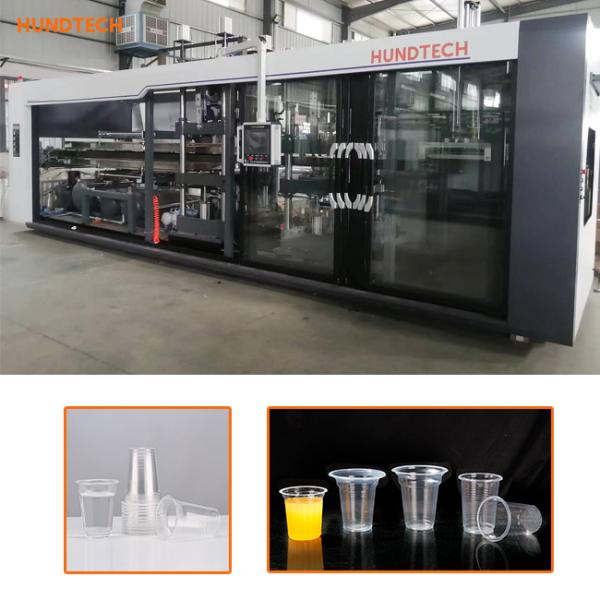 Máquina de fatura descartável 0.8MPa um do amido da biodegradação fora do copo Thermoforming