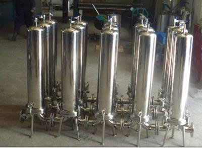 multi indústria alimentar de aço inoxidável do cartucho de 0,1 mícrons do alojamento de filtro do cartucho dos ss do círculo 316