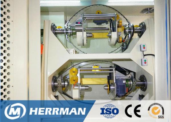 Double Layer Triple Signal Cable Buncher , Wire And Cable Machinery 1800rpm