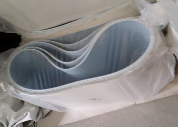White Color Synthetic Fiber Type Seamless Battery Pasting Belts