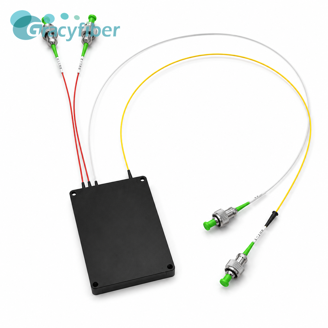 Hi1060 FBT Coupler Module 1060nm 1×2 5/95 + 1×2 50/50 + 2×2 50/50 Path-Matched Fiber Coupler for Fiber Laser, Interferometer, Optical Sensing and Power Monitoring