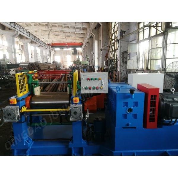 10 Inch XK-250 Natural Rubber Low Noise Rubber Two Roll Mixing Mill 