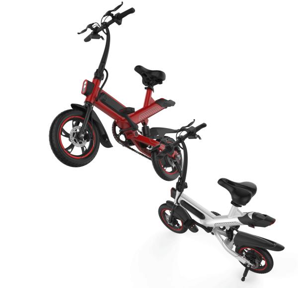 36V Smart Folding Electric Bike Front & Rear 12 Inch For Children CE Approved