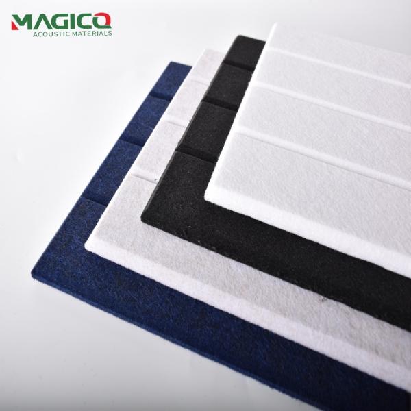 Polyester Fiber Sound Absorption Panel 9mm thick Acoustic Polyester Fiber Sheets