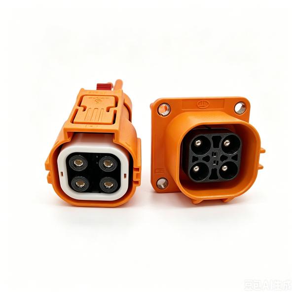 Small Square Series HVIL Connector 800V 46A Waterproof Plug For New Energy Vehicles