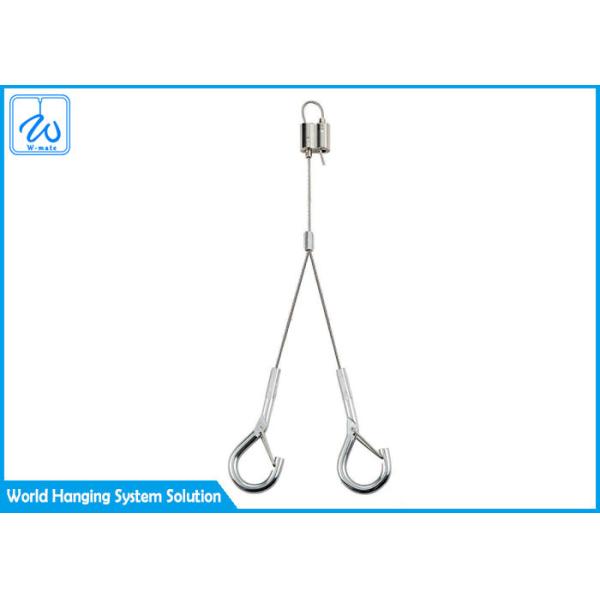 Galvanized Hooks Wire Suspension Hanging Kit For LED Track Lighting