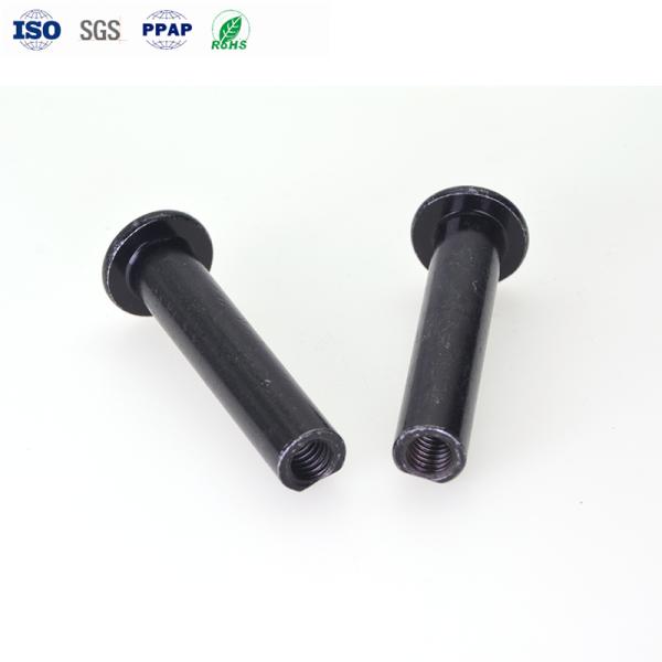 Болт с шестигранной головкой и потайной головкой из углеродистой стали M3-M18, черное цинковое покрытие, класс прочности 4.8