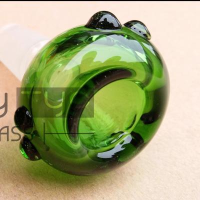 18mm Glass Bongs Accessories Smoking Frosted Dry Herb Bongo Glass Bowls