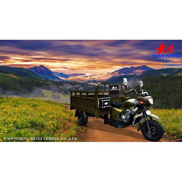 Motocicleta de carga de 3 ruedas de 150 cc con carga pesada y neumático 5.0-12