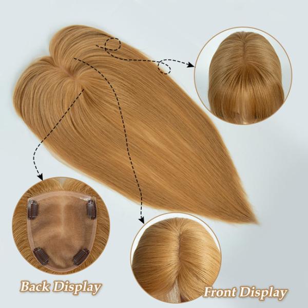 Natural Real Remy Mono Finos Perucas de Toupee Feminino Cabelo Humano Com Bangs