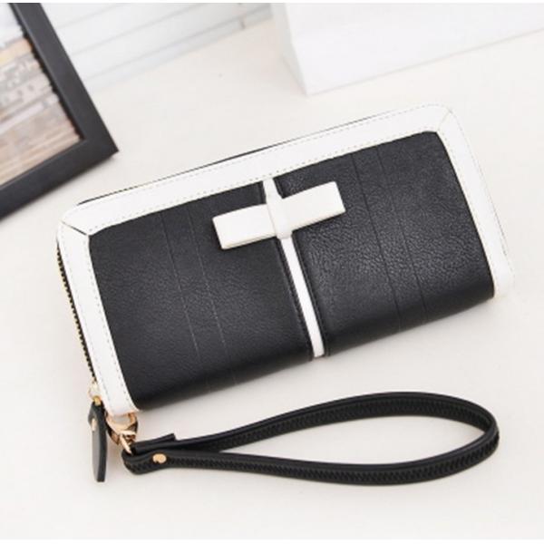2016 new female wallet long section of Korean fashion Ms. zipper hand wallet PU