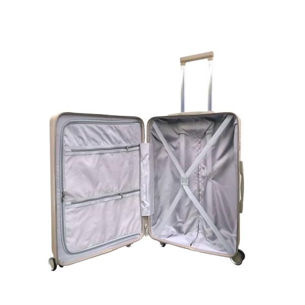 Design populaire ABS bagages 3Pcs-Sets élégante roues de plan Fermeture de combinaison interne