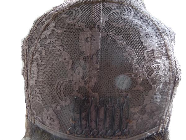 Perruque de cheveux humains bruns moyens raides, perruques de 14 pouces pour femmes