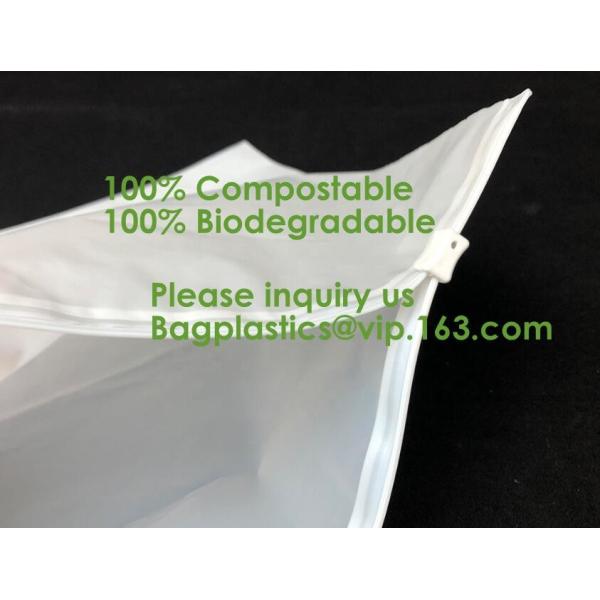 Eco-Friendly Freezer Bags, Resealable Bags, Heavy-Duty, Biodegradable, Reusable, Slider Seal, Zipper Lock