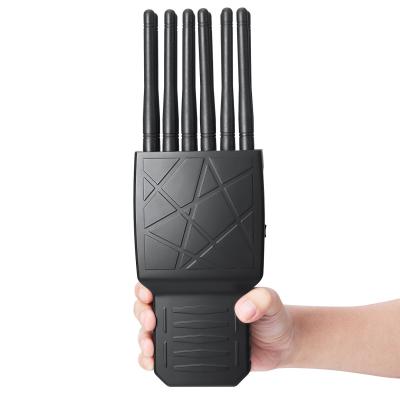 Plastic 12 Antennas Multifunctional Mobile Phone Signal Jammer Blocking All 2G.3G.4G.5G Mobile Phone Signals and GPSL1 WIFI Lojack Signals