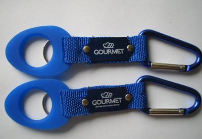 Stuffer water bottle holder hook belt clip orange/blue/green/red/black aluminum carabiner