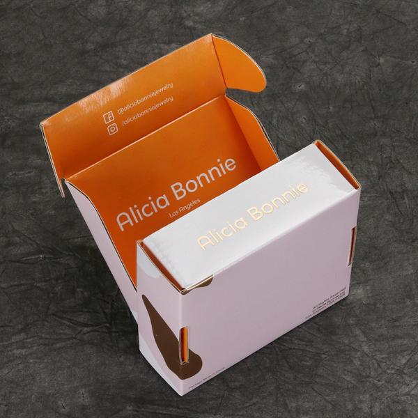 Foldable Cosmetic Paper Corrugated Gift Box Packaging Moistureproof