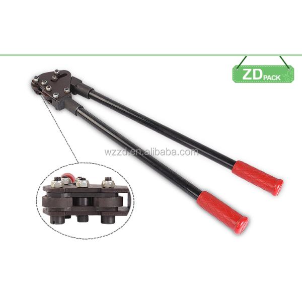 25mm 32mm de acero correa sellador manual de una sola muesca de acero bandaje de corte herramienta