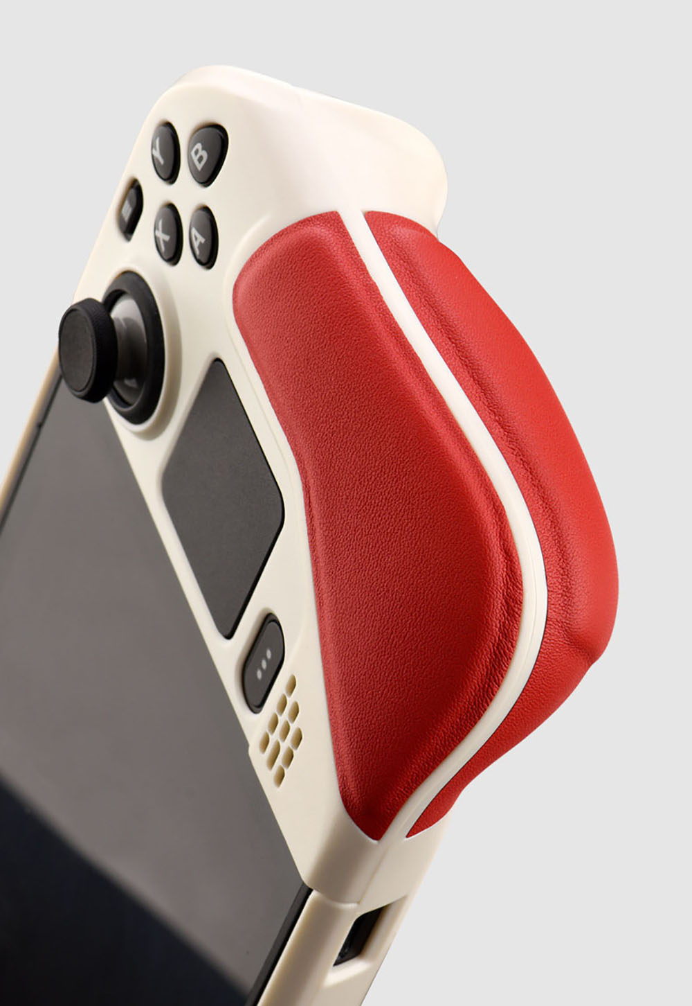 Laudtec All-Inclusive 360 Degree Skin-Friendly Cowhide Handle Protective Case for Steam Deck Yxj01 Machine Palm Game Accessories