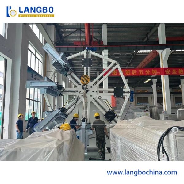 PE Pipe Coiler Machine Online Coiling With Tension Control Anti-Tangle