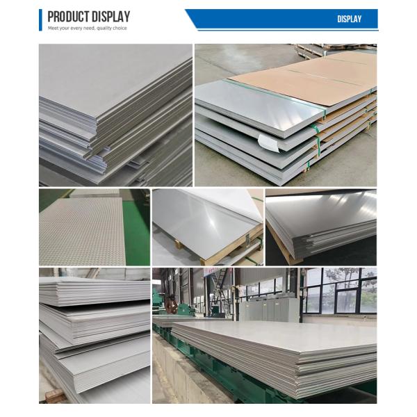 2B 2K 4K 8K 201 304 316 Stainless Steel Plate SS Sheet Plate With Custom Made