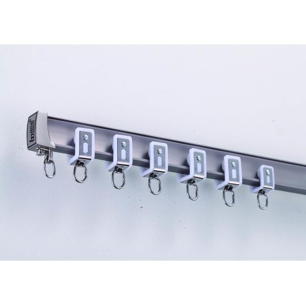 Easy To Bend 10mm*20mm 6m Length Bendable Curtain Track Grey Color