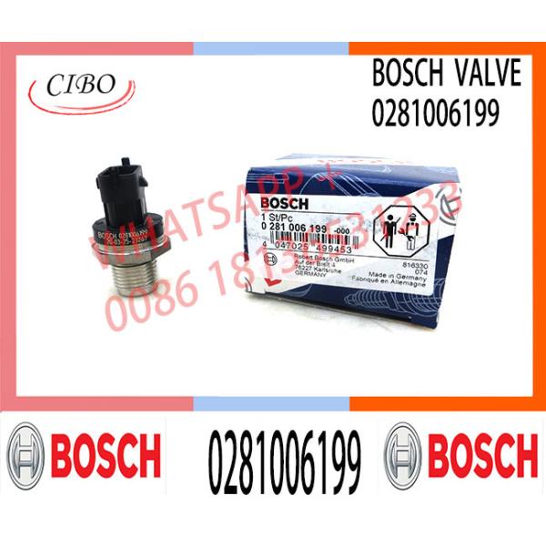 Regulador de bomba de combustible de válvula de control de presión de riel común DRV nuevo y genuino 0281006199 para Fiat / 5801483105