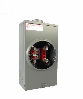 caixa 4jaw Grey Electrical Distribution Box do medidor do quadrado de 120V 1ph