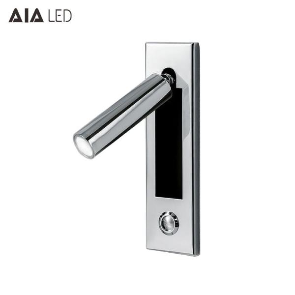 IP40 Recessed adjustable interior 3W LED wall light & led bedroom wall light for hotel