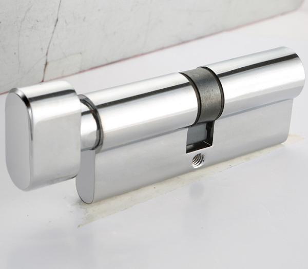 Euro Door Lock Cylinder 70mm 90mm Length Brass Material Anti bump