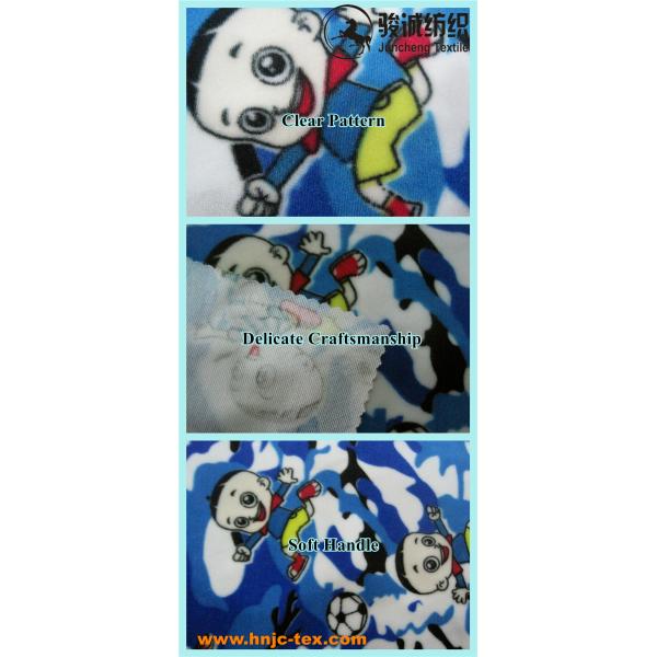 Paper Print Cartoon Animal Velboa Fabric for baby sleepwear